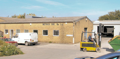 Entrance to Metrics Engineering Co Factory in Martock, Somerset