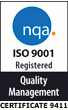 Metrics Engineering Co is an ISO 9001 Quality Registered Company - Certificate 9411